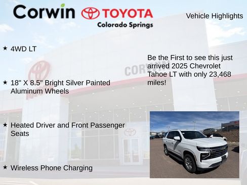 Used 2025 Chevrolet Tahoe LT image 4