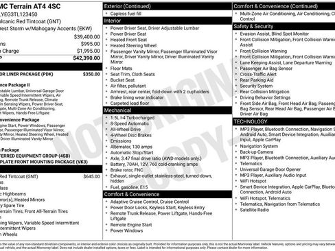 Used 2026 GMC Terrain AT4 w/ LPO, Floor Liner Package AWD/4WD image 37
