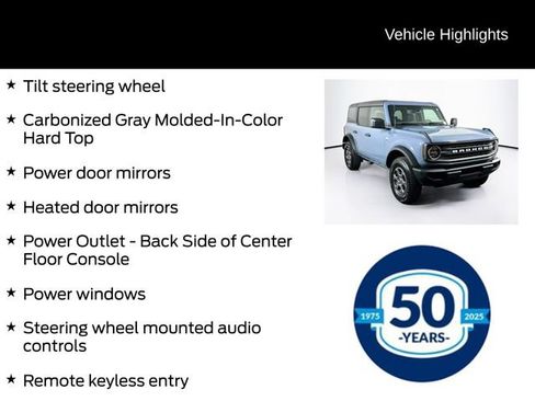 Certified 2025 Ford Bronco Big Bend AWD/4WD image 21
