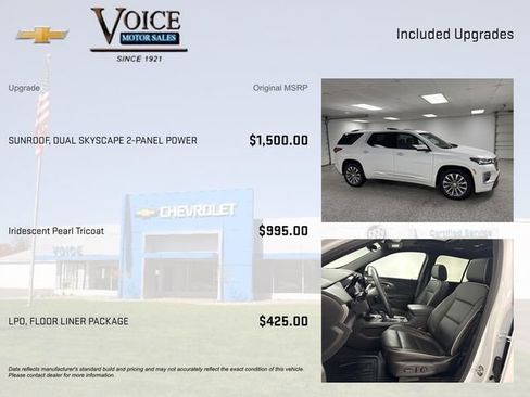 Used 2023 Chevrolet Traverse Premier w/ LPO, Floor Liner Package image 4