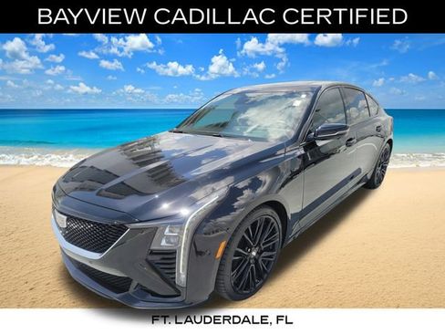 Certified 2025 Cadillac CT5 V w/ Technology Package RWD image 1