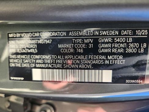 New 2026 Volvo XC60 B5 Ultra w/ Climate Package PRO image 24