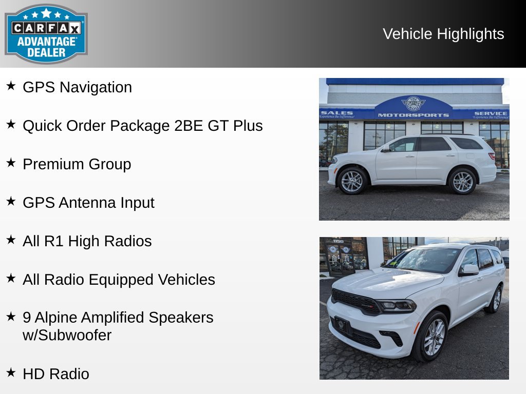 Used 2022 Dodge Durango GT AWD/4WD image 4