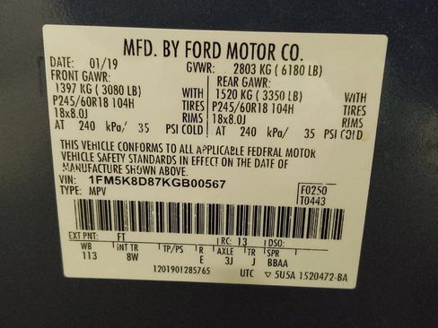 Used 2019 Ford Explorer XLT AWD/4WD image 33