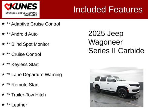 Used 2025 Jeep Wagoneer Series II AWD/4WD image 4