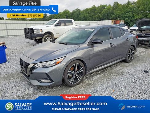 Used 2021 Nissan Sentra SR FWD image 1