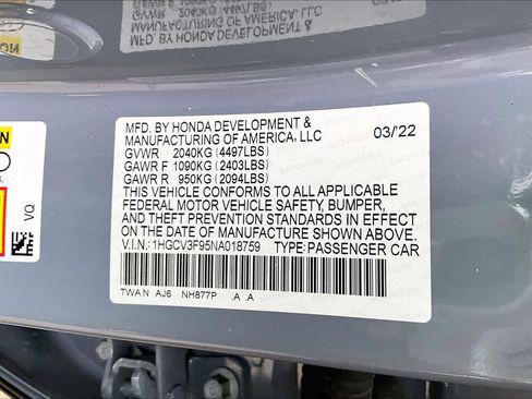 Used 2022 Honda Accord Touring image 31