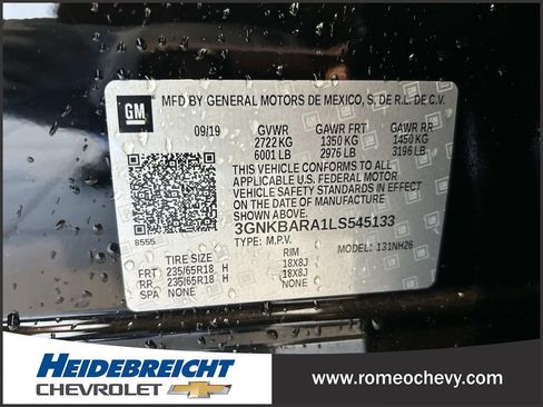 Used 2020 Chevrolet Blazer L FWD image 8