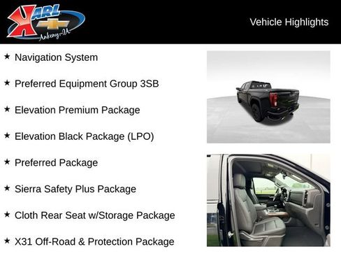 Certified 2025 GMC Sierra 1500 Elevation w/ Elevation Premium Package AWD/4WD image 2