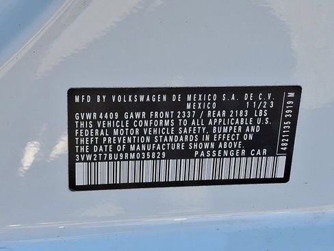 Certified 2024 Volkswagen Jetta GLI Autobahn FWD image 27