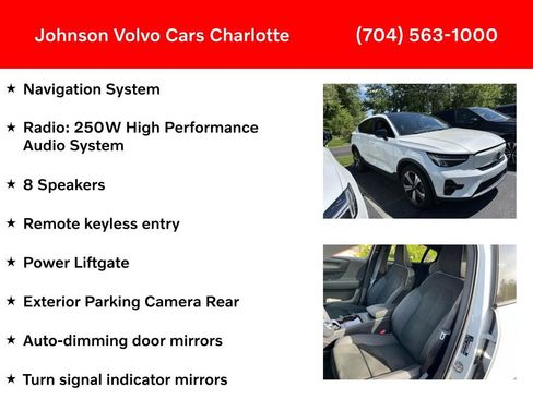 Used 2023 Volvo C40 P8 Recharge Plus AWD/4WD image 3