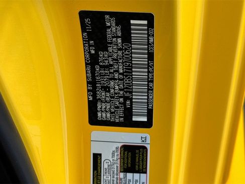 New 2026 Subaru BRZ Series.Yellow image 33