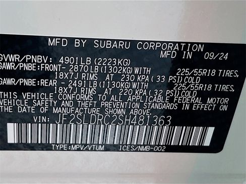 Certified 2025 Subaru Forester Limited w/ Popular Package #2 image 27