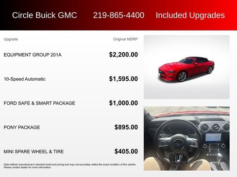 Used 2020 Ford Mustang Premium w/ Equipment Group 201A image 3