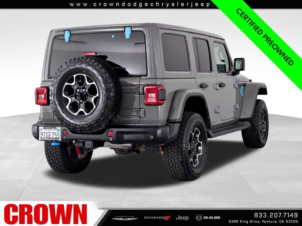 Used 2021 Jeep Wrangler Unlimited Rubicon 4xe w/ Steel Bumper Group AWD/4WD image 7