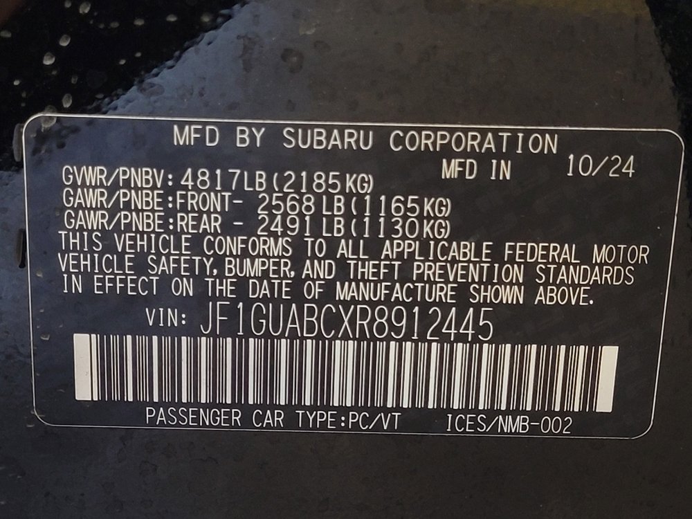Used 2024 Subaru Impreza 2.0i AWD/4WD image 33