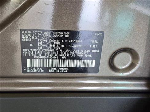 New 2026 Toyota bZ Woodland AWD/4WD image 16