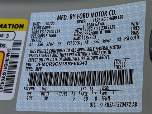 New 2025 Ford Bronco Sport Outer Banks w/ Outer Banks Tech Package+ image 17