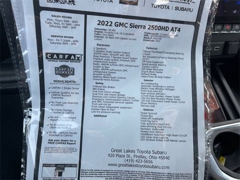 Used 2022 GMC Sierra 2500 AT4 w/ AT4 Preferred Package image 30