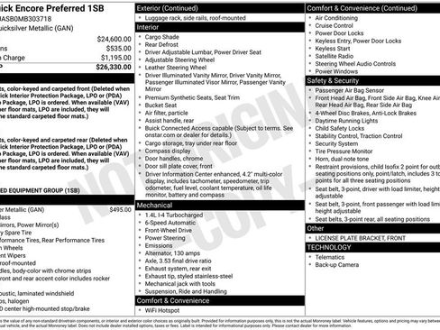 Used 2021 Buick Encore Preferred image 2