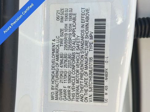 Certified 2021 Acura RDX w/ Technology Package image 36