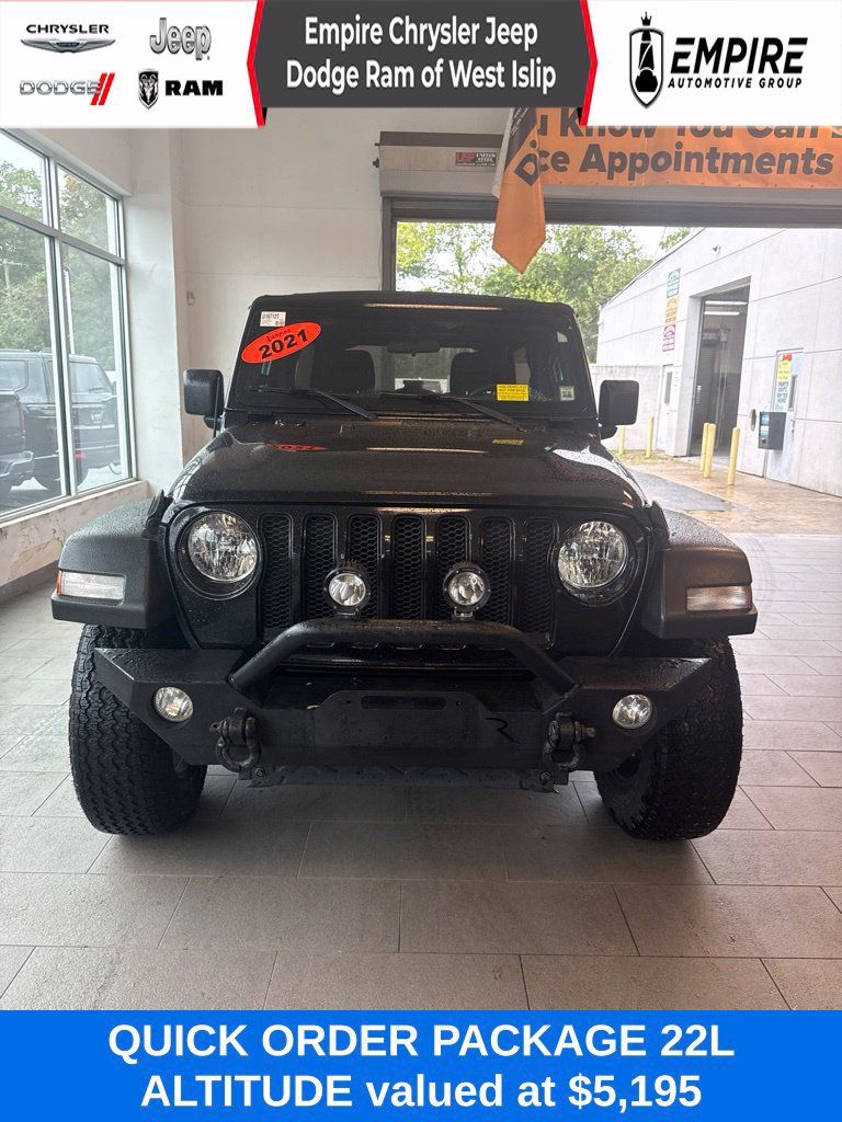 Used 2021 Jeep Wrangler Unlimited Sport AWD/4WD image 1