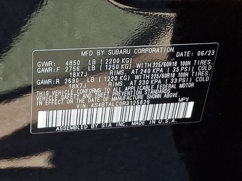 Certified 2024 Subaru Outback Onyx Edition AWD/4WD image 27