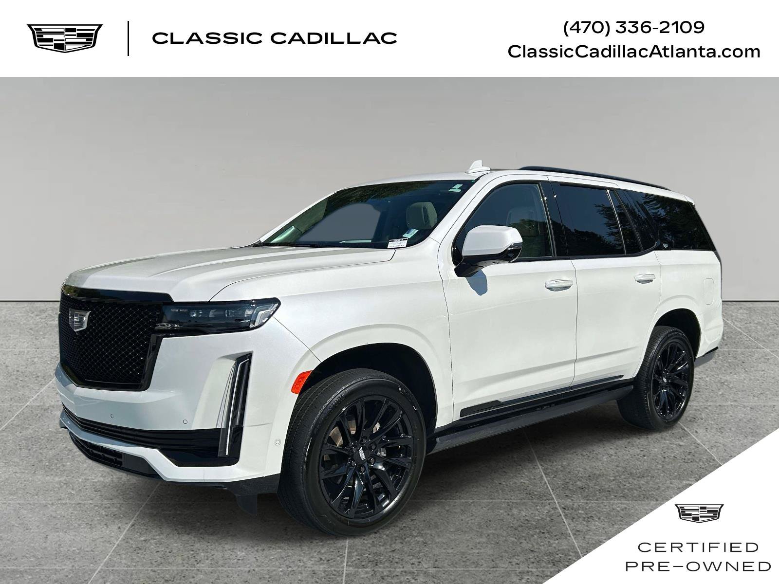 Certified 2023 Cadillac Escalade Sport Platinum w/ LPO, ONYX Package AWD/4WD image 1