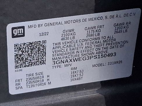 Used 2023 Chevrolet Equinox RS w/ LPO, Floor Liner Package image 26