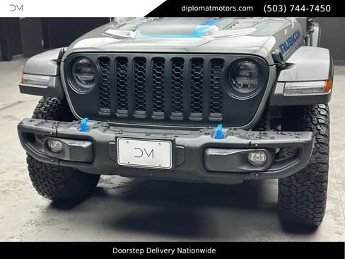 Used 2023 Jeep Wrangler Unlimited Rubicon 4xe w/ Steel Bumper Group image 13