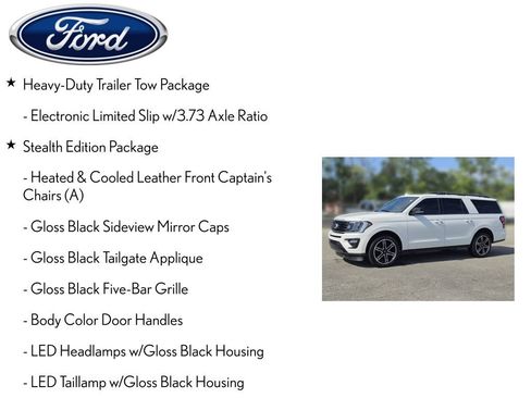 Used 2020 Ford Expedition Max Limited w/ Equipment Group 303A RWD image 9