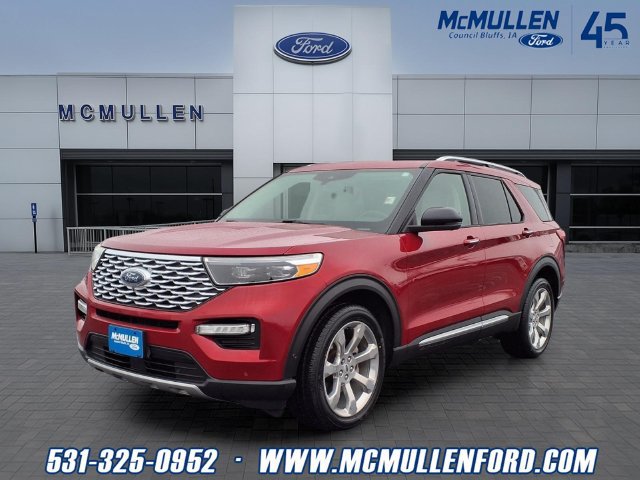 Certified 2020 Ford Explorer Platinum w/ Premium Technology Package AWD/4WD image 1