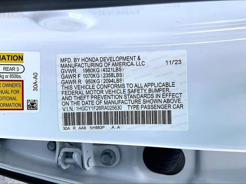Certified 2024 Honda Accord LX image 14