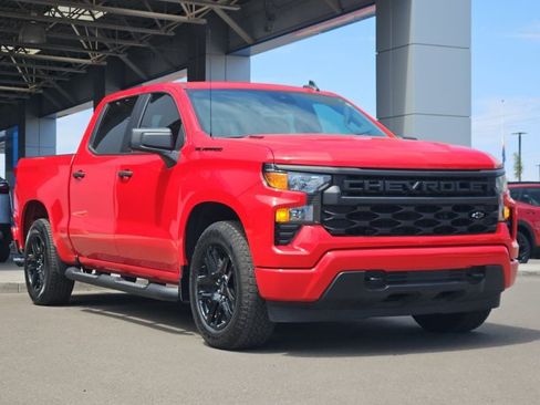 Used 2025 Chevrolet Silverado 1500 Custom w/ Turbomax Blackout Package RWD image 2