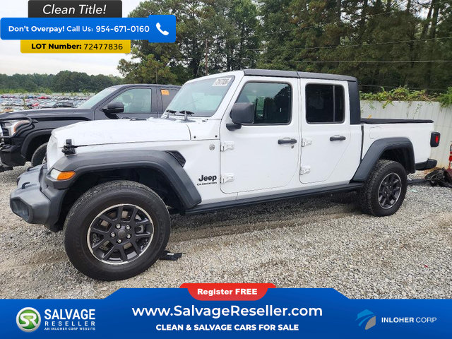 Used 2020 Jeep Gladiator Sport w/ Quick Order Package 24S AWD/4WD image 1