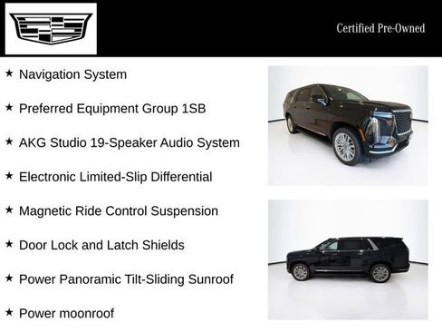 Certified 2025 Cadillac Escalade ESV Premium Luxury AWD/4WD image 4