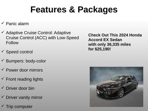 Used 2024 Honda Accord EX image 24