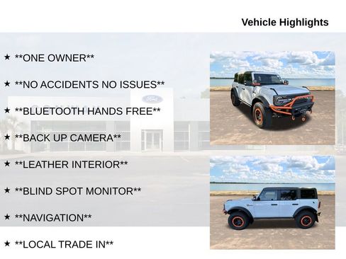 Used 2022 Ford Bronco Badlands w/ Sasquatch Package AWD/4WD image 6