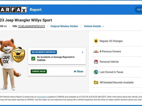 Used 2023 Jeep Wrangler Willys image 10