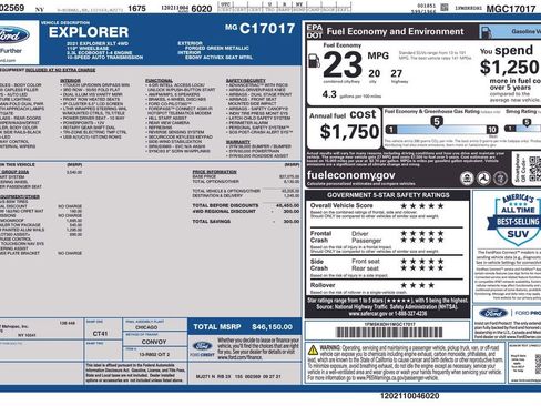 Used 2021 Ford Explorer XLT w/ Equipment Group 202A image 2