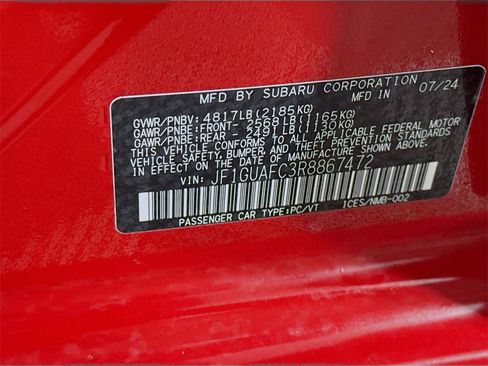 Certified 2024 Subaru Impreza 2.0i Sport image 35