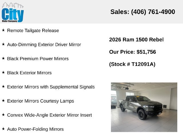 Used 2026 RAM 1500 Rebel w/ Bed Utility Group AWD/4WD image 30