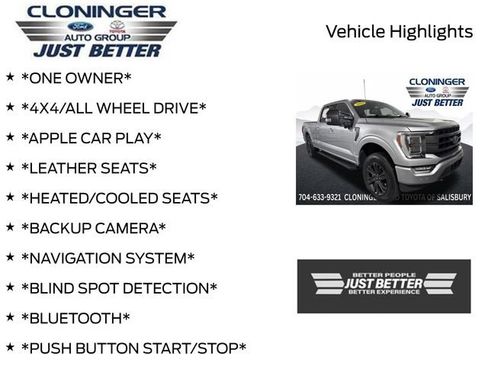 Used 2023 Ford F150 Lariat w/ Equipment Group 502A High AWD/4WD image 3