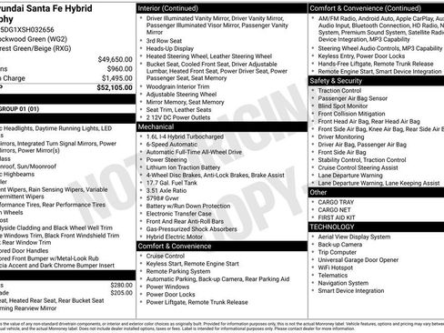 Certified 2025 Hyundai Santa Fe Calligraphy AWD/4WD image 33