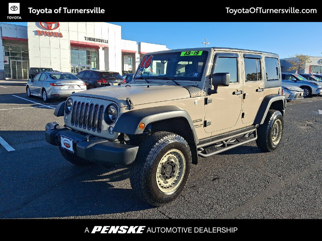 Used 2016 Jeep Wrangler Unlimited Sport w/ Quick Order Package 24S AWD/4WD image 1