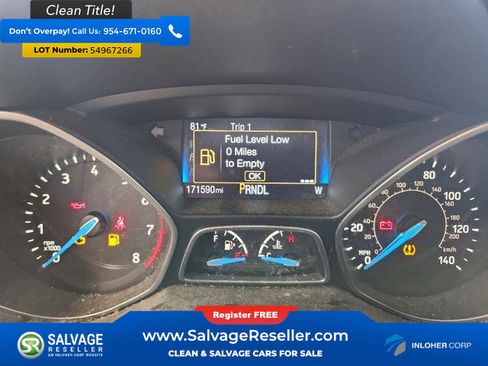 Used 2016 Ford Focus SE w/ Exterior Protection Package FWD image 12