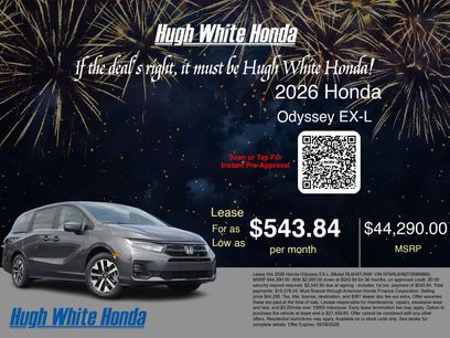 New 2026 Honda Odyssey EX-L