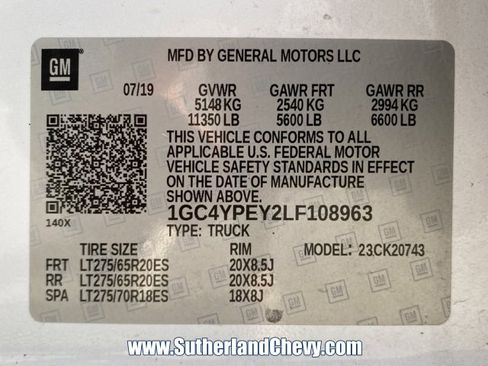 Used 2020 Chevrolet Silverado 2500 LTZ w/ LTZ Plus Package image 65