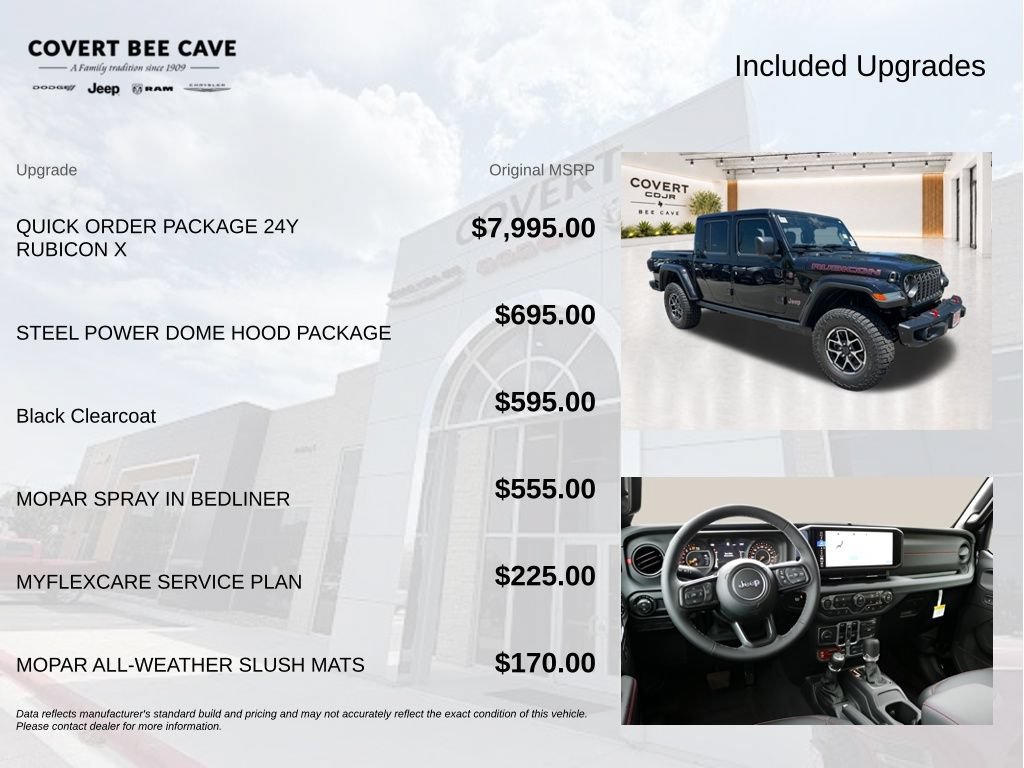 New 2026 Jeep Gladiator Rubicon AWD/4WD image 12