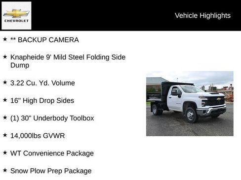 New 2025 Chevrolet Silverado 3500 W/T w/ WT Convenience Package AWD/4WD image 3